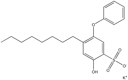 4-Hydroxy-6-octyl[oxybisbenzene]-3-sulfonic acid potassium salt