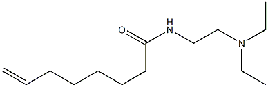 N-[2-(Diethylamino)ethyl]-7-octenamide 结构式