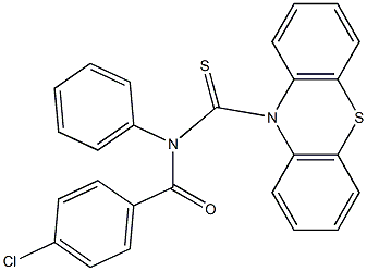  N-(4-Chlorobenzoyl)-N-phenyl-10H-phenothiazine-10-carbothioamide