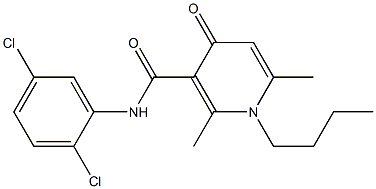  N-(2,5-Dichlorophenyl)-1-butyl-2,6-dimethyl-4-oxo-1,4-dihydro-3-pyridinecarboxamide