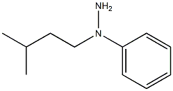 1-イソペンチル-1-フェニルヒドラジン 化学構造式