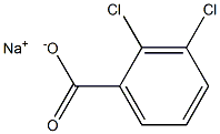 Dichlorobenzoic acid sodium salt Structure
