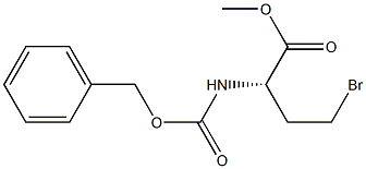 N-(Benzyloxycarbonyl)-3-(bromomethyl)-L-alanine methyl ester Structure