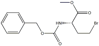 N-(Benzyloxycarbonyl)-3-(bromomethyl)-L-alanine methyl ester 结构式