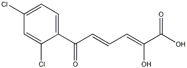 (2Z,4E)-2-Hydroxy-6-(2,4-dichlorophenyl)-6-oxo-2,4-hexadienoic acid