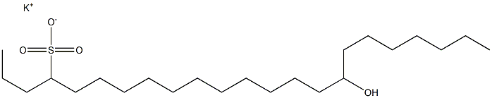 16-Hydroxytricosane-4-sulfonic acid potassium salt