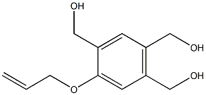 1-Allyloxy-2,4,5-tris(hydroxymethyl)benzene Structure