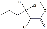 2,3,3-Trichlorocaproic acid methyl ester 结构式