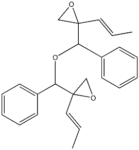 2-(1-Propenyl)phenylglycidyl ether 结构式