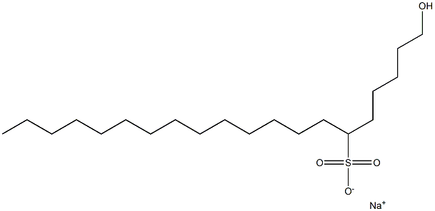1-Hydroxyicosane-6-sulfonic acid sodium salt|