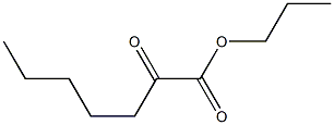 2-Oxoheptanoic acid propyl ester Structure