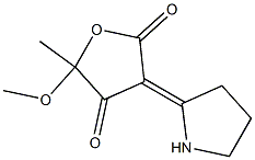 5-Methoxy-5-methyl-3-(2-pyrrolidinylidene)furan-2,4(3H,5H)-dione|