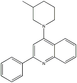 4-(3-Methyl-1-piperidinyl)-2-phenylquinoline