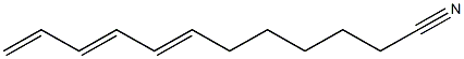 7,9,11-Dodecatrienenitrile Structure