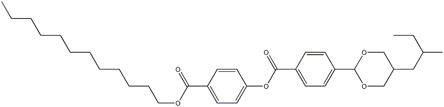 4-[[4-[5-(2-Methylbutyl)-1,3-dioxan-2-yl]benzoyl]oxy]benzoic acid dodecyl ester|