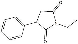 N-Ethyl-2-phenylsuccinimide Structure
