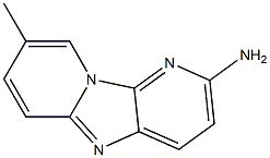 2-Amino-8-methyldipyrido[1,2-a:3',2'-d]imidazole Structure