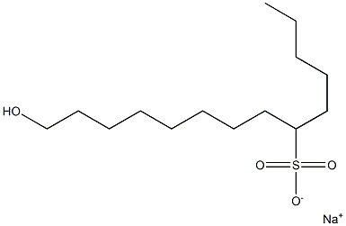  14-Hydroxytetradecane-6-sulfonic acid sodium salt