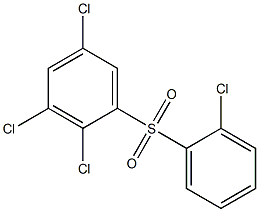 2,3,5-Trichlorophenyl 2-chlorophenyl sulfone Structure