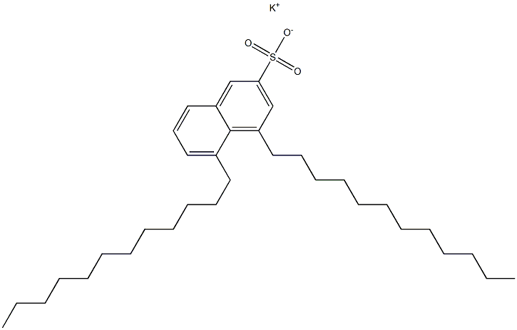 4,5-Didodecyl-2-naphthalenesulfonic acid potassium salt