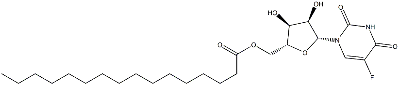 5-Fluoro-5'-O-hexadecanoyluridine 结构式