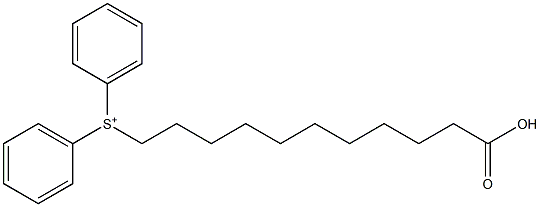 Diphenyl(10-carboxydecyl)sulfonium