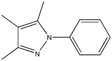 1-Phenyl-3,4,5-trimethyl-1H-pyrazole,,结构式