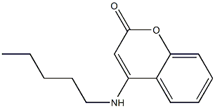 4-[Pentylamino]-2H-1-benzopyran-2-one Structure