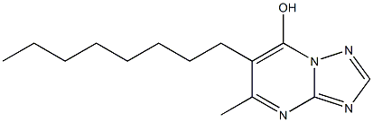 6-Octyl-5-methyl[1,2,4]triazolo[1,5-a]pyrimidin-7-ol Structure