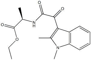 N-[(1-Methyl-2-methyl-1H-indol-3-yl)carbonylcarbonyl]-D-alanine ethyl ester