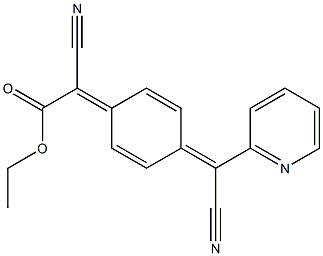 2-Cyano-2-[4-[(2-pyridinyl)cyanomethylene]-2,5-cyclohexadien-1-ylidene]acetic acid ethyl ester|