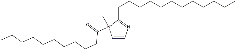 2-Dodecyl-1-methyl-1-undecanoyl-1H-imidazol-1-ium