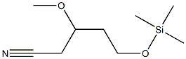 5-(Trimethylsilyloxy)-3-methoxypentanenitrile