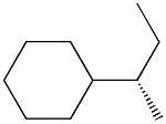 (-)-[(S)-sec-ブチル]シクロヘキサン 化学構造式