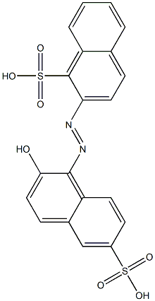  2-[(2-Hydroxy-6-sulfo-1-naphthalenyl)azo]-1-naphthalenesulfonic acid