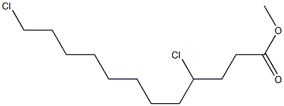 4,12-Dichlorolauric acid methyl ester Structure