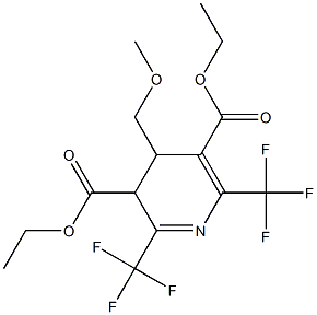 3,4-Dihydro-2,6-bis(trifluoromethyl)-4-methoxymethylpyridine-3,5-dicarboxylic acid diethyl ester