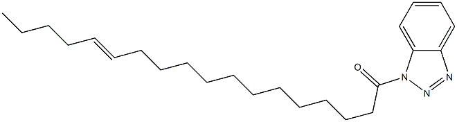 1-(13-Octadecenoyl)-1H-benzotriazole,,结构式