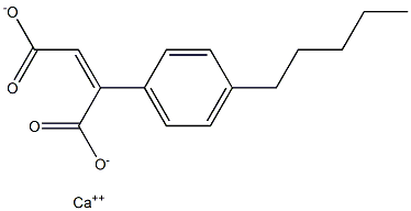 2-(4-Pentylphenyl)maleic acid calcium salt Structure