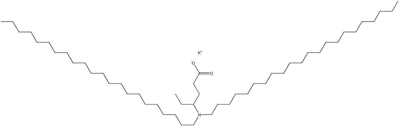 4-(Didocosylamino)hexanoic acid potassium salt Structure