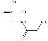 [2-(Glycylamino)propan-2-yl]phosphonic acid Struktur