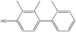 2,3-Dimethyl-4-(2-methylphenyl)phenol Struktur