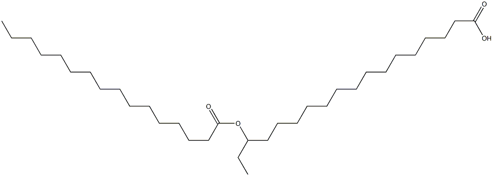 16-Palmitoyloxystearic acid Structure