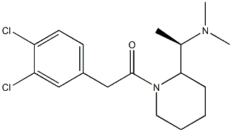 1-[(3,4-Dichlorophenyl)acetyl]-2-[(1R)-1-dimethylaminoethyl]piperidine|