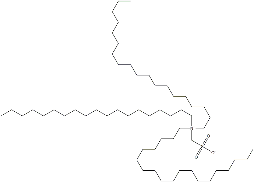 N,N-Dinonadecyl-N-sulfonatomethyl-1-nonadecanaminium Structure