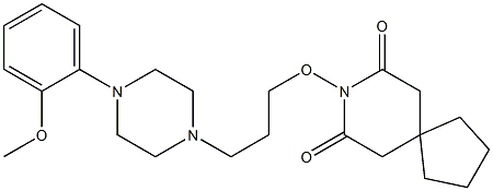 8-[3-[4-(2-Methoxyphenyl)-1-piperazinyl]propyloxy]-8-azaspiro[4.5]decane-7,9-dione