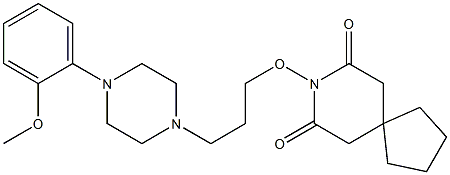  8-[3-[4-(2-Methoxyphenyl)-1-piperazinyl]propyloxy]-8-azaspiro[4.5]decane-7,9-dione