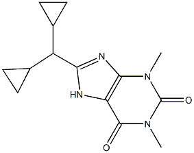  8-Dicyclopropylmethyl-1,3-dimethylxanthine