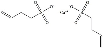 Bis(3-butene-1-sulfonic acid)calcium salt Struktur