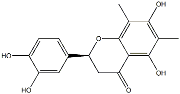  (S)-2,3-Dihydro-5,7-dihydroxy-2-(3,4-dihydroxyphenyl)-6,8-dimethyl-4H-1-benzopyran-4-one